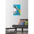 thumbnail image 2 of Avanti - Cat Pukes Rainbow Wall Poster with Push Pins, 14.725" x 22.375", 2 of 4