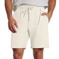 thumbnail image 5 of Pantalones cortos ligeros de running para hombre - Poliéster spandex transpirable, cintura elástica - Corte holgado para entrenamientos de verano, 5 of 5