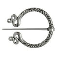 thumbnail image 3 of Alfiler de Broche penanular Salvador Broche nórdico vikingo vintage Plata antigua, 3 of 6
