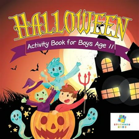 Halloween Activity Book for Boys Age 11 (Paperback)
