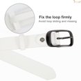 thumbnail image 2 of JASGOOD Women Leather Belt for Jeans Pants Dress White Belts for Ladies, 2 of 9