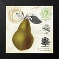 thumbnail image 2 of Studio Mousseau 12x12 Black Modern Framed Museum Art Print Titled - Pear Notes, 2 of 5