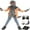 Yellow, variant on Sefiry Boys Wolf Costume Set – Halloween Red  Werewolf Outfit with Glowing Eyes Mask, Shoe Covers, Gloves, Tail & Vampire Fangs (3-4T)