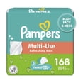 thumbnail image 1 of Toallitas para Bebé Pampers Multiusos Refrescantes Lluvia 168 Unidades, 1 of 9