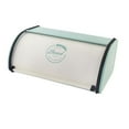 thumbnail image 4 of Caja de pan de hierro, caja sellada, caja de pan, caja de pastelería, contenedor de almacenamiento de cocina para Blanco Verde L, 4 of 9