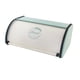 thumbnail image 4 of Panera de hierro, contenedor de almacenamiento de cocina con tapa enrollable, pan multiusos Blanco Verde L, 4 of 9