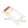thumbnail image 3 of Rbaofujie Bento Lunch Box Kids Kitchen Tools Stainless Steel Ironing Clip Remover Thickened To Mimic Wood and with Gold Ironing Clip Simple Modern Lunch Box, 3 of 4