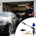thumbnail image 4 of WWV High Pressure Hose Nozzle Sprayer Multi Function Water Jet with 3 Spray Modes Fits 1/2 and 3/4 Hoses for Car Wash Garden Patio Window Cleaning Kit, 4 of 7
