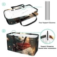 thumbnail image 4 of Snowman Large Foldable Oxford Cloth Toy Basket - Beach Bag, Shopping Bags, Laundry Basket, 4 of 7