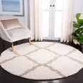 thumbnail image 2 of Safavieh Dallas Shag Tapis Shag Ivoire - Rond 6 Pieds, 2 of 4