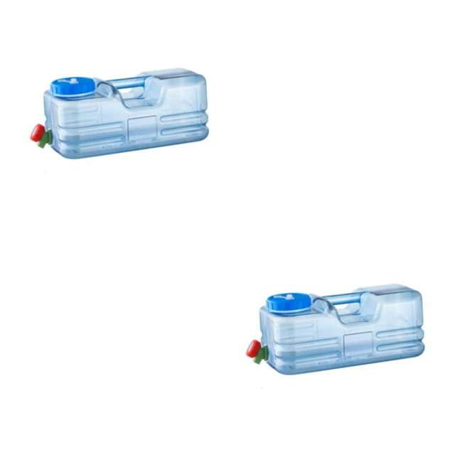 Bearachild Contenedor cisterna de agua portátil, opción segura y duradera para viajes de acampada, cubo de agua fácil de 10L 10L 2Conjunto