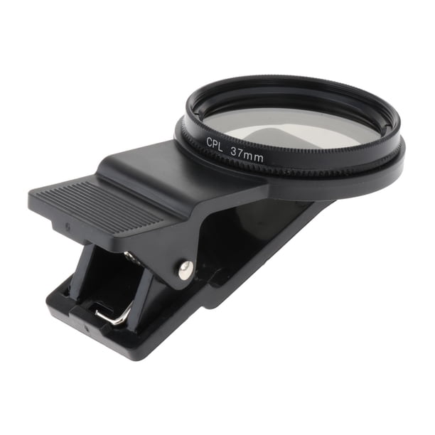 Lente CPL de cámara de teléfono de 37mm, lente de cámara de teléfono polarizada, portátil con filtro polarizador Circular de Clip, accesorios para tel