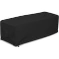 thumbnail image 1 of Covers &amp; All FPRE-M-Black-02 12 oz Waterproof Rectangular Fire Pit Cover  Black - 38 x 28 x 17 in., 1 of 1