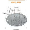 thumbnail image 5 of Folding Camp Stove Toaster, Stainless Steel 4 Slice Propane Bread Toaster, Portable Backpacking Outdoor Toaster Rack Holder for Camping Fishing Hiking, 5 of 5
