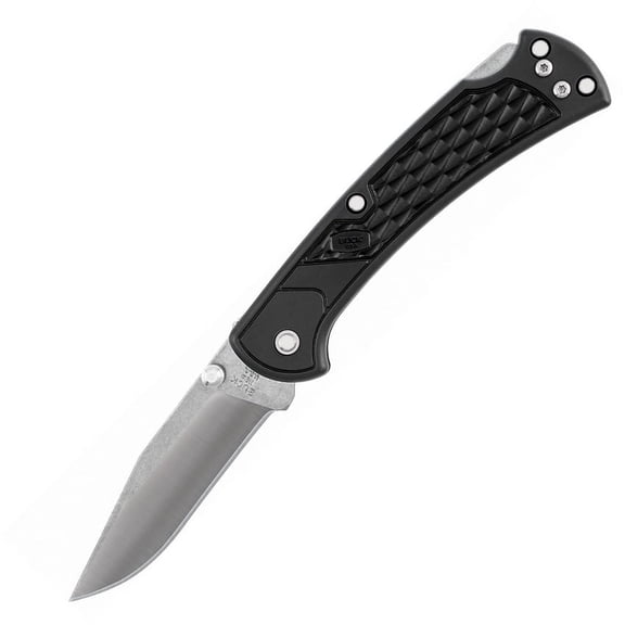 Buck Knives 112 Slim Select Folding EDC Knife, 3” Pocket Knife Blade, Black, 2.5 oz