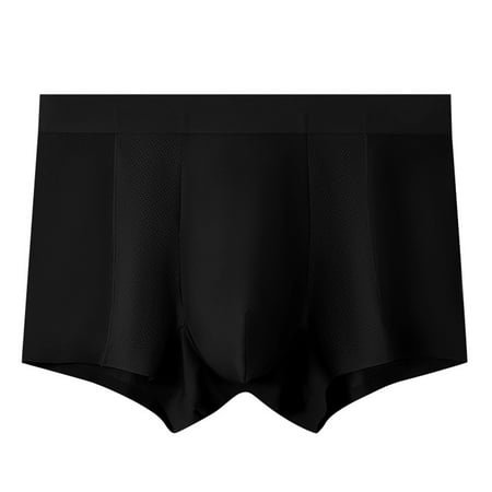 Summer Savings Clearance 2025  Mens Boxer Briefs  Ice Silk Underwear Mens Boxer Briefs - Moisture-Wicking  Breathable  Boxer Briefs for Men L-4XL
