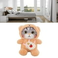 thumbnail image 3 of Jouet en Peluche Chat, Jolie Clochette, Doux, Coloré, Duveteux, Jouet en Peluche Chat pour Enfants, Anniversaire, Rose, 3 of 11