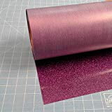 Purple Siser Glitter 20' x 3' (feet) roll of Iron-on Heat Transfer Vinyl Sheets