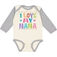 thumbnail image 3 of Inktastic I Love My Nana Grandkids Girls Long Sleeve Baby Bodysuit, 3 of 5