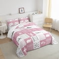 thumbnail image 3 of Manfei Woodland Animal Bedding Comforter Set,Rustic Hunting Twin Comforter Sets,Bear Deer Silhouette Bedding Set For Teens,Luxury Bedroom Decor Reversible,2pcs, 3 of 8