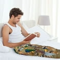 thumbnail image 5 of Sikiie Mallard Ducks Pajama Pants Men, PJ Bottoms, Sleep & Lounge Pants-Small, 5 of 6