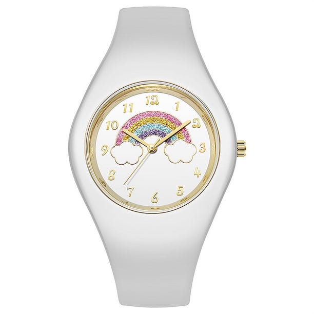 Reloj de moda para mujer, reloj de cuarzo de combinación completa para parejas de estudiantes femeninas