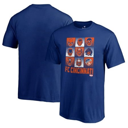Fc Youth Home Jersey - FC Cincinnati Fanatics Branded Youth Marvel Hall of Heroes T-Shirt - Blue