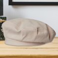 thumbnail image 4 of Casual Sombrero Artista , Un Tamaño para Las Mujeres Niñas Señoras Beige Hugo Sombrero de boina para hombre, 4 of 7