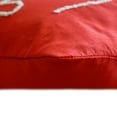 thumbnail image 3 of Holiday Lumbar Pillow Cover, 12" x 18" Red Silk Pillowcase, Contemporary Letters And Words Falala Pillows, Christmas Oblong Pillow Cover For Sofa Couch, Hotels, Living Room, Bed Room - Falala, 3 of 10