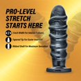 thumbnail image 4 of Butt Plug Blush Novelties Jet Annihilator Enorme 28 cm, negro carbón, 4 of 8