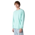 thumbnail image 5 of American Apparel Heavyweight Cotton Long Sleeve Tee for Men, Celadon Crewneck T-Shirt, 6-Pack, S, 5 of 5
