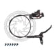thumbnail image 2 of Juego de pinzas de freno de disco hidráulico para bicicleta de lujo, freno de discos flotantes de aceite para bicicleta Parte delantera Cola Pinzas de freno hidráulico, 2 of 8
