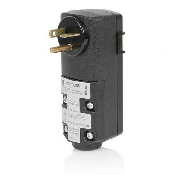 Generic GSRA2 20A Grounded Self-Test Right-Angle GFCI Plug