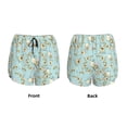 thumbnail image 6 of Goofa Cute Honeybees Printed Women 2 in 1 Running Shorts,Quick Dry Athletic Workout Shorts,High Waisted Athletic Shorts with Liner Pockets-, 6 of 9