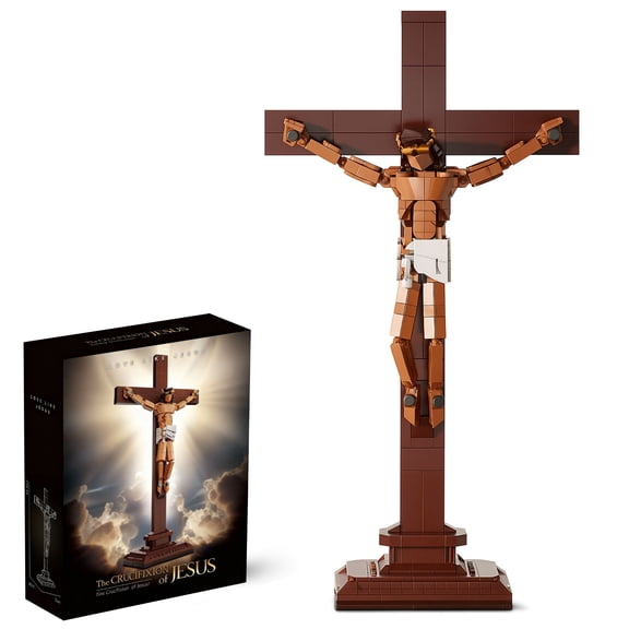 TLOEP Jesus Building Block Set, Christian Religious Gift for Men,Women,Teens