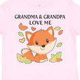 thumbnail image 4 of Inktastic Grandma and Grandpa Love Me- Little Fox Boys or Girls Toddler T-Shirt, 4 of 5