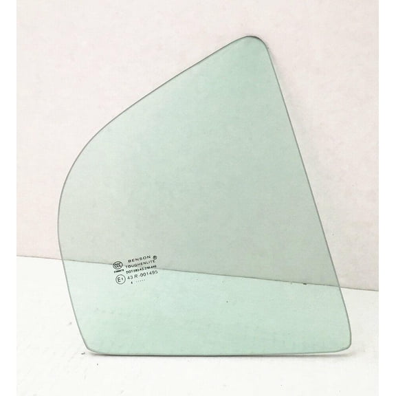 Passenger Right Side Rear Vent Window Vent Glass Compatible with Hyundai Elantra 4-Door Sedan 2001-2006 Models (Glass Only)