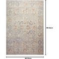 thumbnail image 2 of Chris Loves Julia x Loloi Rosemarie Collection Area Rug ROE-05 Oatmeal/Lavender 3'-2" x 3'-2" Round, 2 of 8
