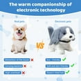 thumbnail image 3 of 12 Pcs Walking Puppy Toy for Kids,Toy Dog That Walks and Barks,Grey and White Teddy dog,Best Plush Dog Toy Gifts for Kids Aged 3-6, 3 of 9