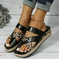 thumbnail image 2 of Vedolay Dressy Sandals Women Sandals for Women Strappy Heels Block Open Toe Low Sandals Shoes,Purple 8, 2 of 5