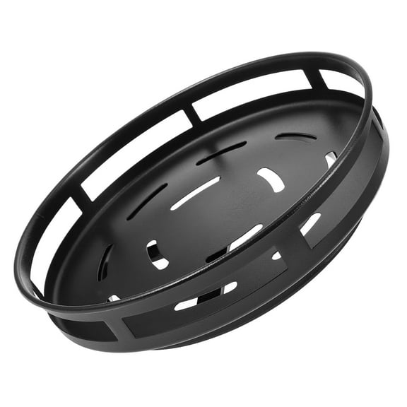 Soimiss Rotating Kitchen Organizer Black Metal Spice Rack for Easy Access to Condiments and Seasonings