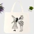 thumbnail image 5 of Bolso de lona Beetlejuice, bolso de mano personalizado, bolso de mano informal para mujer, bolso de compras reutilizable de gran capacidad, 5 of 5