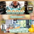 thumbnail image 4 of Silicone Freezer Tray Large Capacity Leak Proof Soup Freezer Container Molds Versatile Ice Cube Freezer Molds Easy to Clean Silicone Soup Portion Tray for Soup, 4 of 10