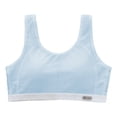 thumbnail image 4 of LRen Girls Training Bras 10-12 Years Seamless Stretchy Sports Bra Girls Seamless Wireless Sports Bralettes Solid Color with Adjustable Straps Pads Sports Underwear Tops for Girls, 4 of 4