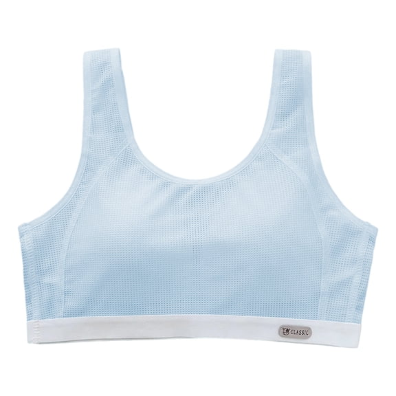 Vrotazzy Girls First Training Bra Supportive Sports Bra for Comfortable Soft Seamless Solid Color Bras,9-12 Years