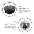 thumbnail image 4 of EeaseCA Disco Light Mirror Ball Rotating Spotlight Stage Hanging Light Ball for Party, 4 of 8