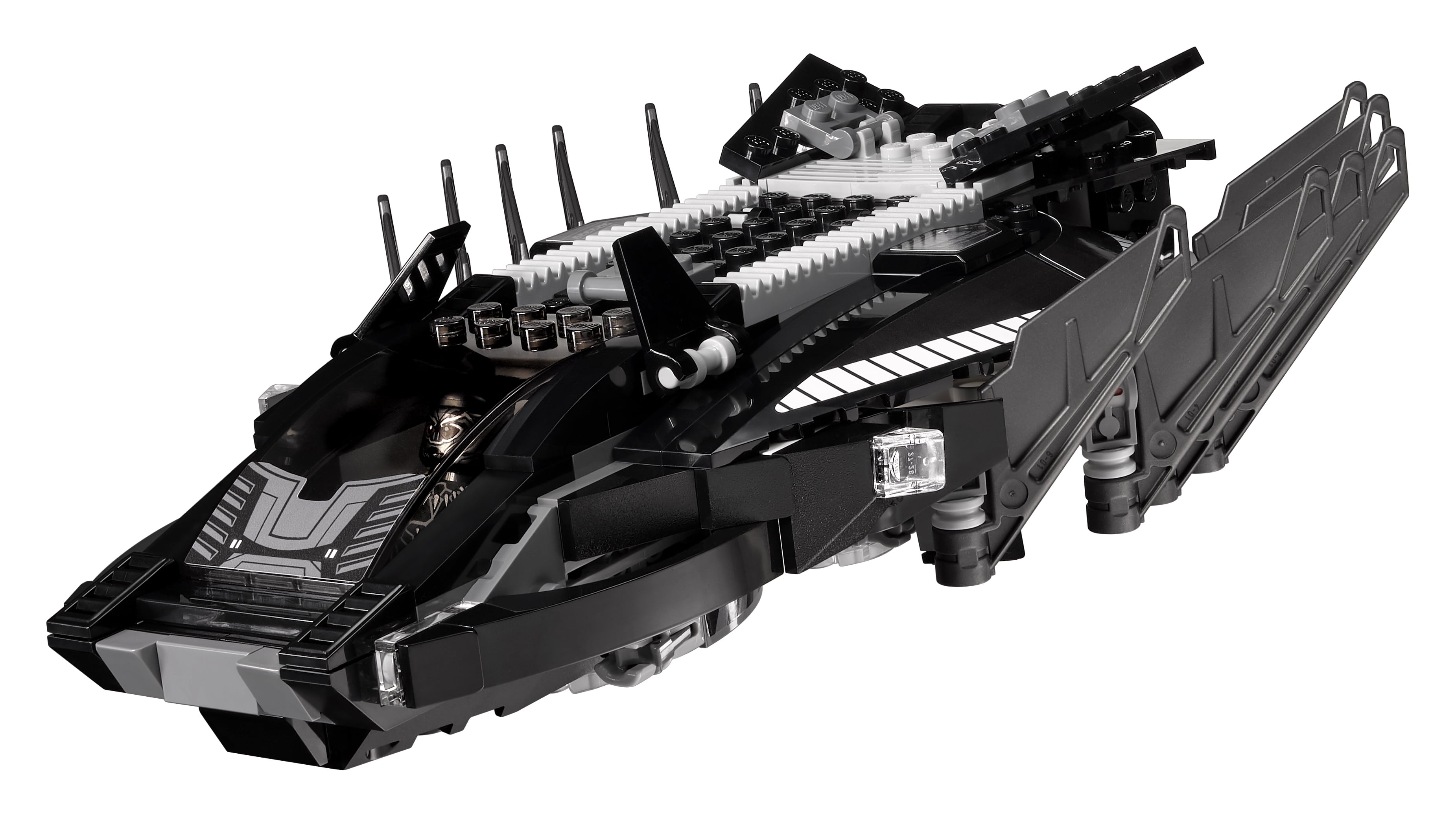 black panther ship lego