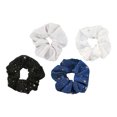 thumbnail image 3 of 4Pcs Elegant Star Design Hair Ropes Elastic Hair Rings Stylish Hair Scrunchies Decor, 3 of 9