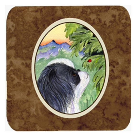 Japanese Chin Foam Coasters - Set Of 4
