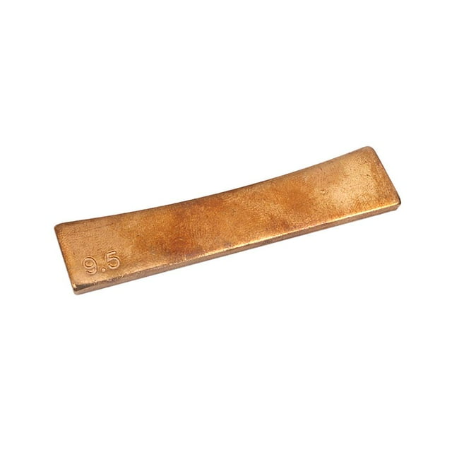 Decodeary Durable Brass Guitar for Radius Fret Press Tools Insert 9.5'' Caul Golden 9.5''